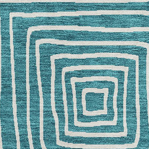 Homeroots 3' Beige And Ivory Geometric Washable Area Rug – Durable Indoor Outdoor Comfort For Any Space 5' X 8' Polyester 600781