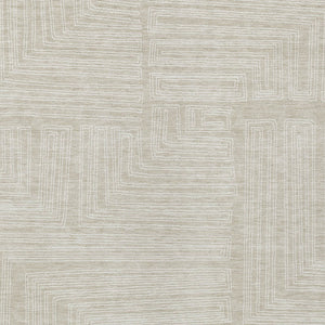 Homeroots 3' Beige And Ivory Geometric Washable Area Rug - Perfect For Indoor And Outdoor Spaces! 5' X 8' Polyester 600793