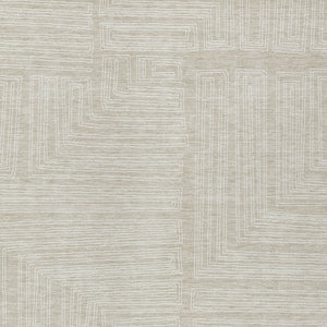 Homeroots 3' Beige And Ivory Geometric Washable Area Rug - Perfect For Indoor And Outdoor Spaces! 9' X 12' Polyester 600796