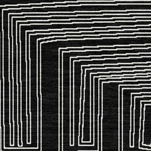 Homeroots 3' Beige And Ivory Geometric Washable Area Rug - Perfect For Indoor And Outdoor Spaces! 8' X 10' Polyester 600801