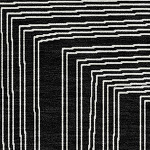 Homeroots 3' Beige And Ivory Geometric Washable Area Rug - Perfect For Indoor And Outdoor Spaces! 8' X 10' Polyester 600801