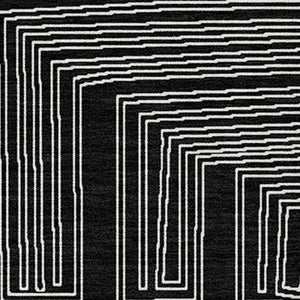 Homeroots 3' Beige And Ivory Geometric Washable Area Rug - Perfect For Indoor And Outdoor Spaces! 9' X 12' Polyester 600802