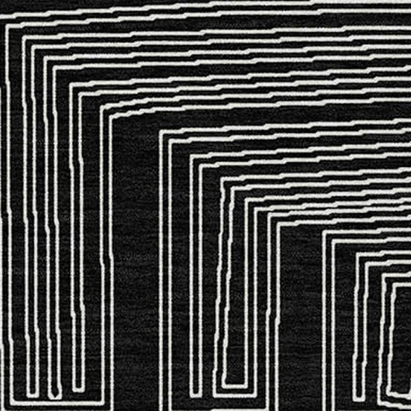 Homeroots 3' Beige And Ivory Geometric Washable Area Rug - Perfect For Indoor And Outdoor Spaces! 9' X 12' Polyester 600802