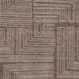 Homeroots 3' Beige And Ivory Geometric Washable Area Rug - Perfect For Indoor And Outdoor Spaces! 5' X 8' Polyester 600805
