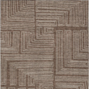 Homeroots 3' Beige And Ivory Geometric Washable Area Rug - Perfect For Indoor And Outdoor Spaces! 10' X 14' Polyester 600809
