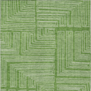 Homeroots 3' Beige And Ivory Geometric Washable Area Rug - Perfect For Indoor And Outdoor Spaces! 10' X 14' Polyester 600821