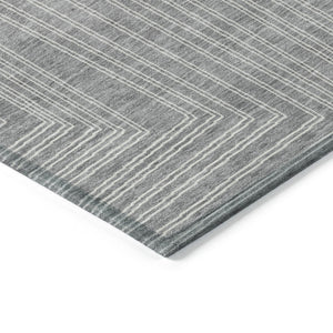 Homeroots 3' Beige And Ivory Geometric Washable Area Rug - Perfect For Indoor And Outdoor Spaces! 10' X 14' Polyester 600833