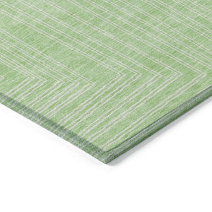 Homeroots 3' Beige And Ivory Geometric Washable Area Rug - Perfect For Indoor And Outdoor Spaces! 5' X 8' Polyester 600835