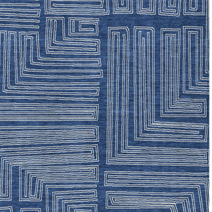 Homeroots 3' Beige And Ivory Geometric Washable Area Rug - Perfect For Indoor And Outdoor Spaces! 3' X 5' Polyester 600840