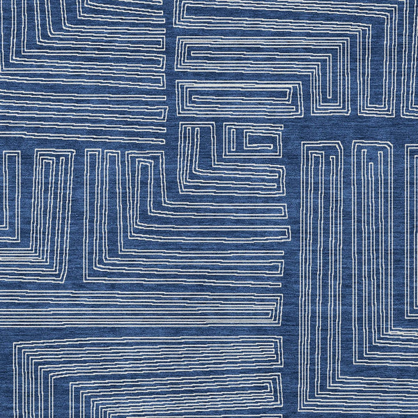 Homeroots 3' Beige And Ivory Geometric Washable Area Rug - Perfect For Indoor And Outdoor Spaces! 5' X 8' Polyester 600841