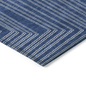 Homeroots 3' Beige And Ivory Geometric Washable Area Rug - Perfect For Indoor And Outdoor Spaces! 8' X 10' Polyester 600843