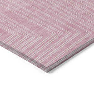 Homeroots 3' Beige And Ivory Geometric Washable Area Rug - Perfect For Indoor And Outdoor Spaces! 9' X 12' Polyester 600850