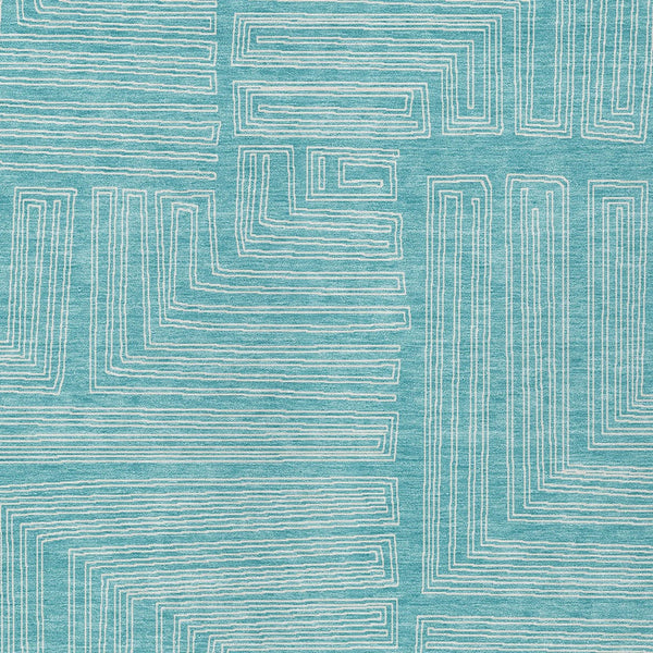 Homeroots 3' Beige And Ivory Geometric Washable Area Rug - Perfect For Indoor And Outdoor Spaces! 9' X 12' Polyester 600868