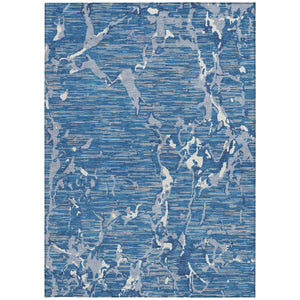 Homeroots 3' Striped Artichoke Green And Beige Washable Area Rug For Indoor And Outdoor Spaces 8' X 10' Polyester 600885