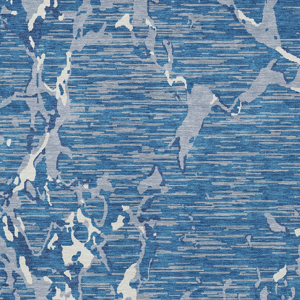 Homeroots 3' Striped Artichoke Green And Beige Washable Area Rug For Indoor And Outdoor Spaces 9' X 12' Polyester 600886