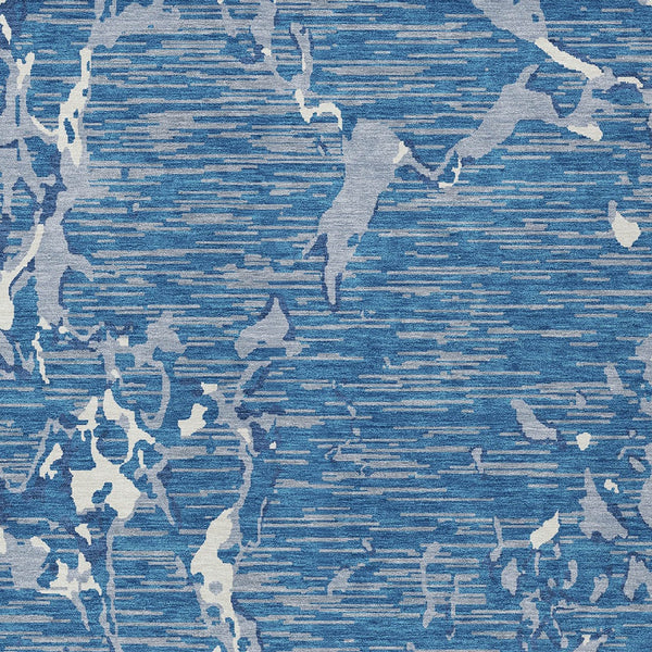 Homeroots 3' Striped Artichoke Green And Beige Washable Area Rug For Indoor And Outdoor Spaces 10' X 14' Polyester 600887