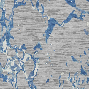 Homeroots 3' Striped Artichoke Green And Beige Washable Area Rug For Indoor And Outdoor Spaces 5' X 8' Polyester 600901