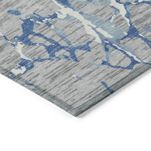 Homeroots 3' Striped Artichoke Green And Beige Washable Area Rug For Indoor And Outdoor Spaces 8' Round Polyester 600902