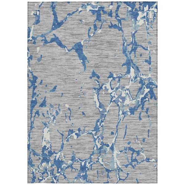 Homeroots 3' Striped Artichoke Green And Beige Washable Area Rug For Indoor And Outdoor Spaces 10' X 14' Polyester 600905