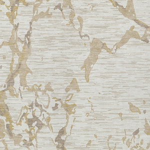 Homeroots 3' Striped Artichoke Green And Beige Washable Area Rug For Indoor And Outdoor Spaces 8' X 10' Polyester 600909