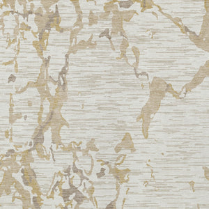 Homeroots 3' Striped Artichoke Green And Beige Washable Area Rug For Indoor And Outdoor Spaces 9' X 12' Polyester 600910