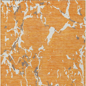 Homeroots 3' Striped Artichoke Green And Beige Washable Area Rug For Indoor And Outdoor Spaces 10' X 14' Polyester 600917