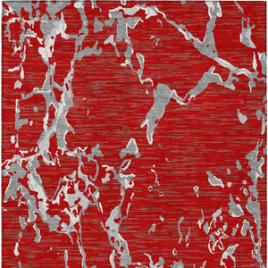 Homeroots 3' Striped Artichoke Green And Beige Washable Area Rug For Indoor And Outdoor Spaces 3' X 5' Polyester 600918