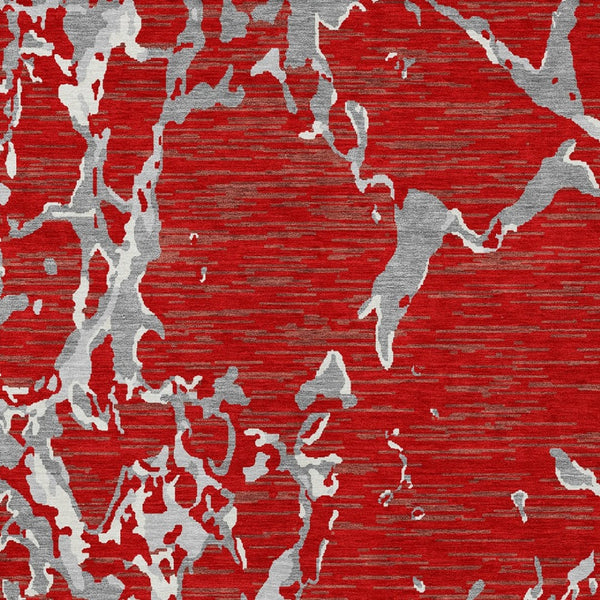 Homeroots 3' Striped Artichoke Green And Beige Washable Area Rug For Indoor And Outdoor Spaces 8' X 10' Polyester 600921