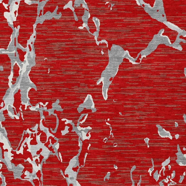 Homeroots 3' Striped Artichoke Green And Beige Washable Area Rug For Indoor And Outdoor Spaces 9' X 12' Polyester 600922