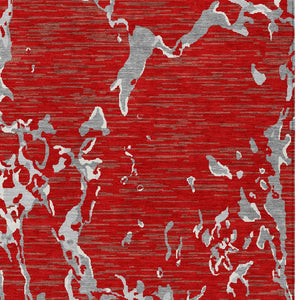 Homeroots 3' Striped Artichoke Green And Beige Washable Area Rug For Indoor And Outdoor Spaces 10' X 14' Polyester 600923