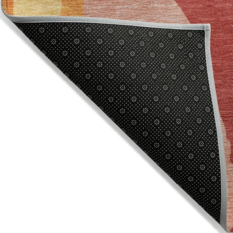 Homeroots 3' Beige Brown And Gray Abstract Washable Area Rug - Perfect For Indoor And Outdoor Spaces 10' X 14' Polyester 600953