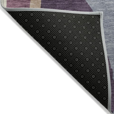 Homeroots 3' Beige Brown And Gray Abstract Washable Area Rug - Perfect For Indoor And Outdoor Spaces 9' X 12' Polyester 600988