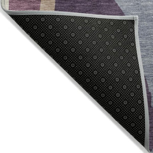 Homeroots 3' Beige Brown And Gray Abstract Washable Area Rug - Perfect For Indoor And Outdoor Spaces 10' X 14' Polyester 600989