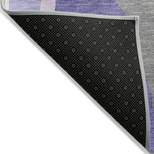 Homeroots 3' Beige Brown And Gray Abstract Washable Area Rug - Perfect For Indoor And Outdoor Spaces 8' X 10' Polyester 600993