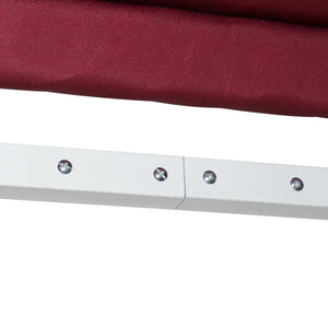 English Elm Outsunny 12' X 8' Retractable Awning - Stylish Sun Shade With Uv Protection, Manual Crank & Durable Frame W2225P174243-GIGA