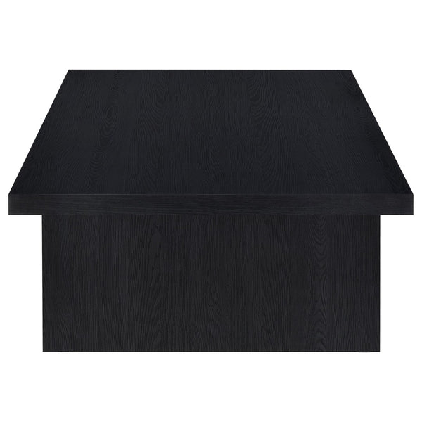 English Elm Caroline Matte Black 3 Piece Coffee and End Table Set for Modern Living Rooms B062S01597