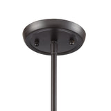 Zumbia 8'' Wide 1-Light Mini Pendant - Oil Rubbed Bronze with Clear Glass 60100/1 Elk Lighting