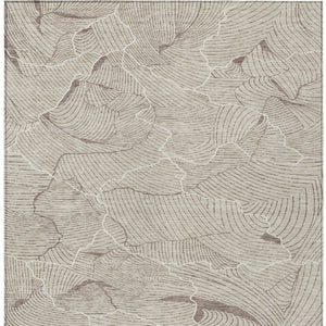 Homeroots 3' Aqua And Ivory Abstract Washable Indoor-outdoor Area Rug For Stylish Living Spaces & Patios 9' X 12' Polyester 601030