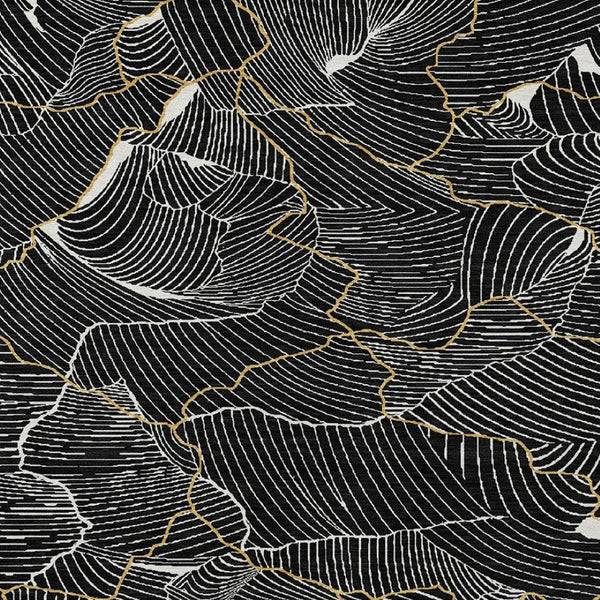 Homeroots 3' Aqua And Ivory Abstract Washable Indoor-outdoor Area Rug For Stylish Living Spaces & Patios 8' X 10' Polyester 601035