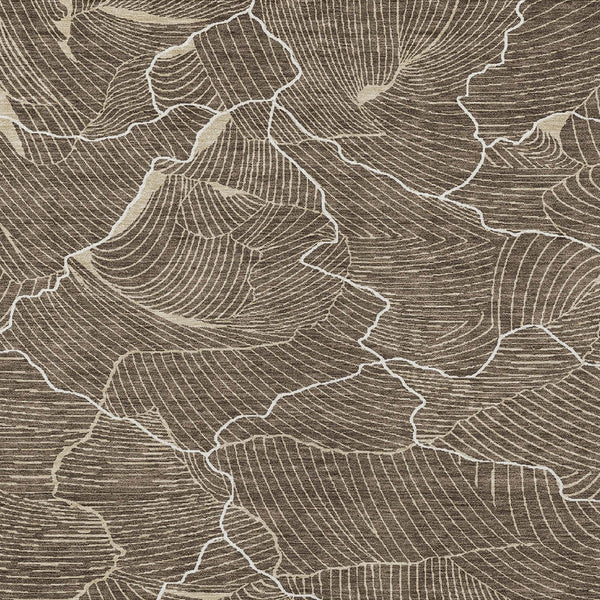 Homeroots 3' Aqua And Ivory Abstract Washable Indoor-outdoor Area Rug For Stylish Living Spaces & Patios 3' X 5' Polyester 601038