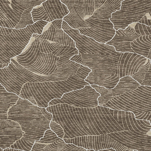 Homeroots 3' Aqua And Ivory Abstract Washable Indoor-outdoor Area Rug For Stylish Living Spaces & Patios 5' X 8' Polyester 601039