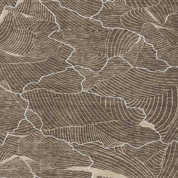 Homeroots 3' Aqua And Ivory Abstract Washable Indoor-outdoor Area Rug For Stylish Living Spaces & Patios 8' X 10' Polyester 601041