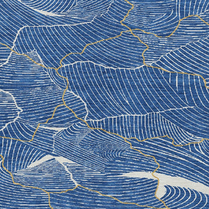 Homeroots 3' Aqua And Ivory Abstract Washable Indoor-outdoor Area Rug For Stylish Living Spaces & Patios 5' X 8' Polyester 601045