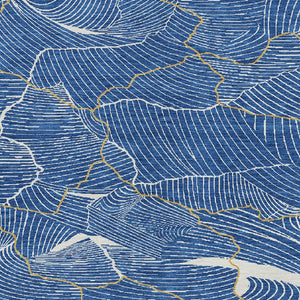 Homeroots 3' Aqua And Ivory Abstract Washable Indoor-outdoor Area Rug For Stylish Living Spaces & Patios 9' X 12' Polyester 601048