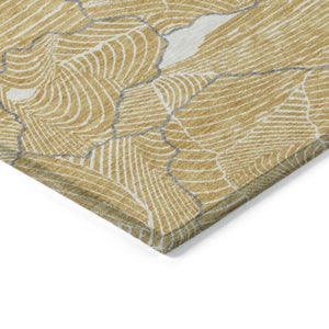 Homeroots 3' Aqua And Ivory Abstract Washable Indoor-outdoor Area Rug For Stylish Living Spaces & Patios 3' X 5' Polyester 601056