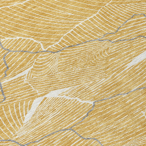 Homeroots 3' Aqua And Ivory Abstract Washable Indoor-outdoor Area Rug For Stylish Living Spaces & Patios 5' X 8' Polyester 601057