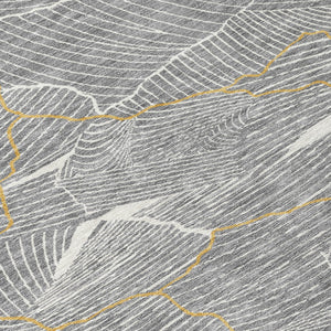 Homeroots 3' Aqua And Ivory Abstract Washable Indoor-outdoor Area Rug For Stylish Living Spaces & Patios 8' Round Polyester 601064