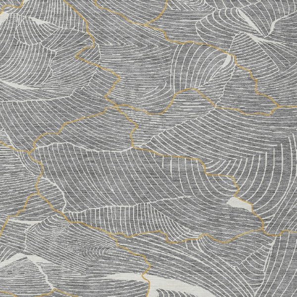 Homeroots 3' Aqua And Ivory Abstract Washable Indoor-outdoor Area Rug For Stylish Living Spaces & Patios 8' X 10' Polyester 601065