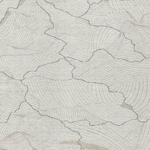 Homeroots 3' Aqua And Ivory Abstract Washable Indoor-outdoor Area Rug For Stylish Living Spaces & Patios 3' X 5' Polyester 601068