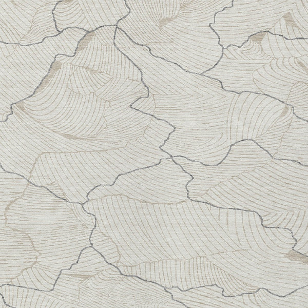 Homeroots 3' Aqua And Ivory Abstract Washable Indoor-outdoor Area Rug For Stylish Living Spaces & Patios 9' X 12' Polyester 601072